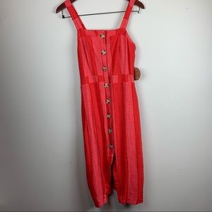 Urban romantics sleeveless linen dress